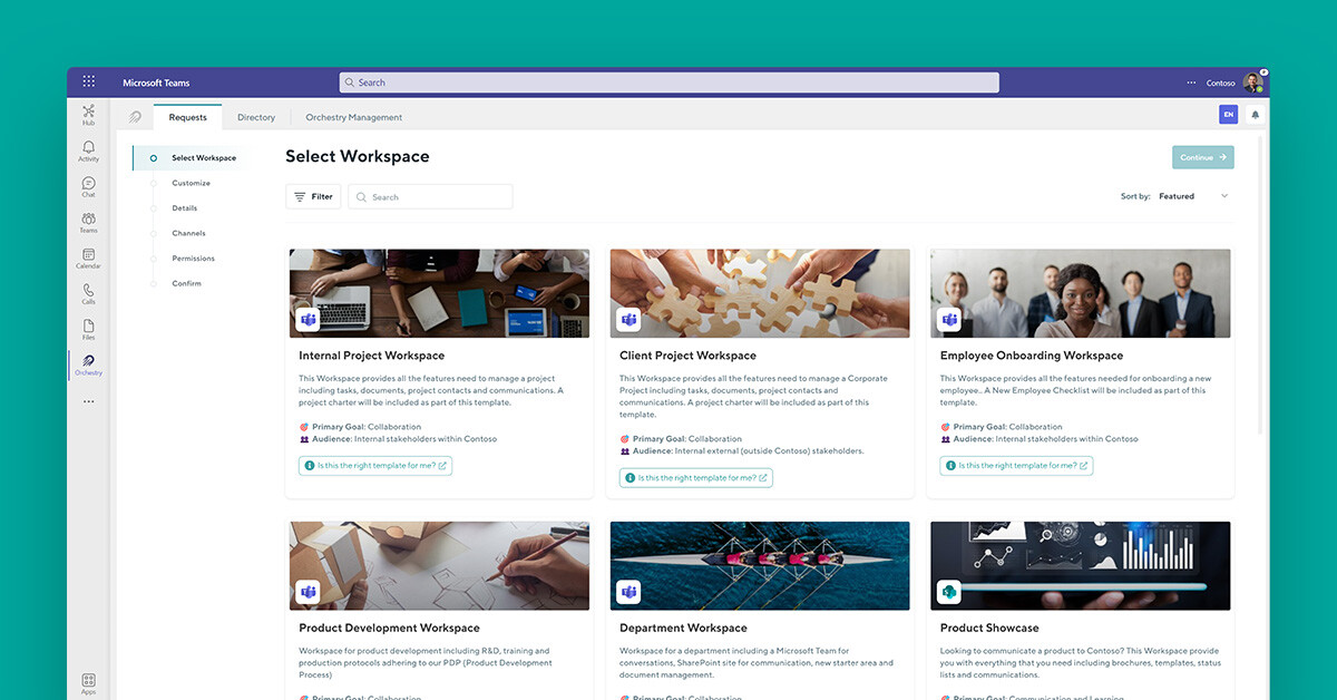 microsoft teams templates